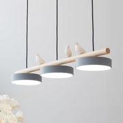 European Lamps Restaurant Chandelier Candle Three-head