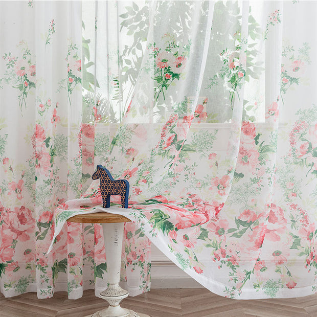 Mesh Curtains Bedroom Light Transmission