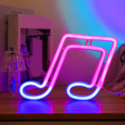 LED Neon Note Shape
